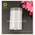 65g Hot sale high quality white colored empty cosmetic packing deodorant stick container